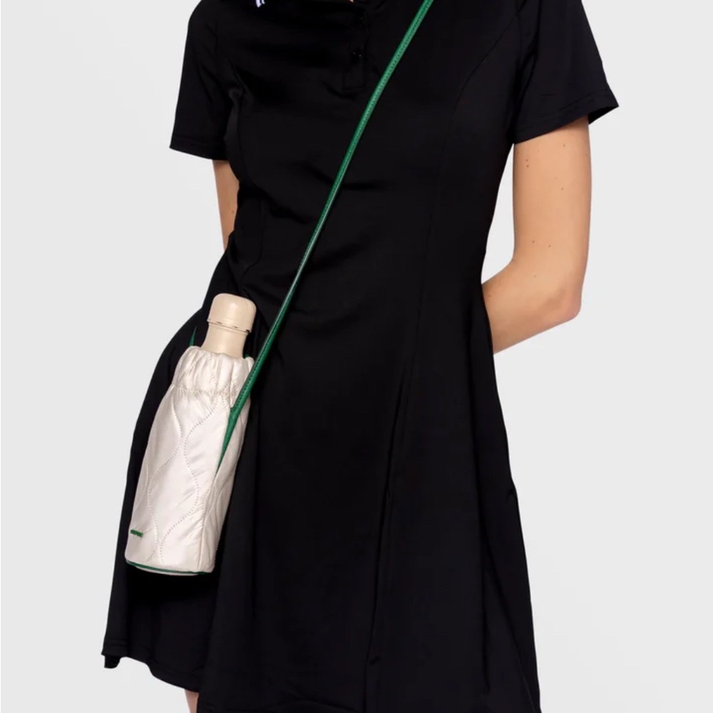 Caraa Tennis Bottle Bag – Quilted Ivory